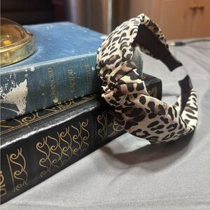 Leopard Print Headband New! Fashion Headband for Women & Girls Wide Top Knot